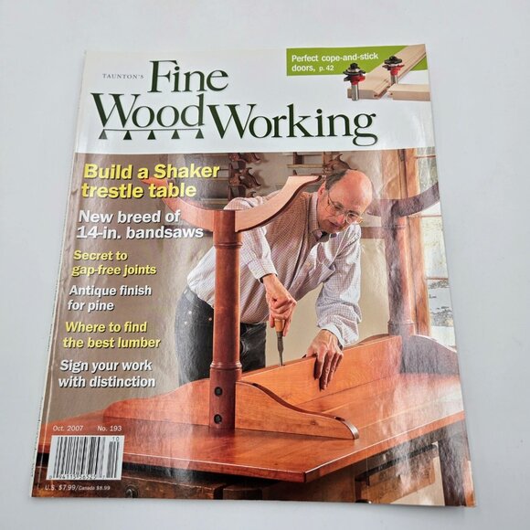 Tauton’s Fine Woodworking Magazine Lot February April June August October Decemb - Picture 4 of 15